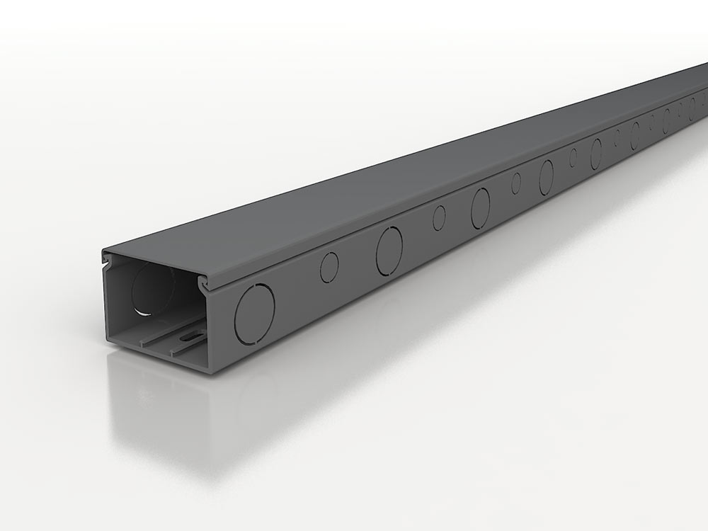 Pre-punched trunkings for lift